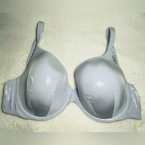 Victoria Secret Sparkly Gray Women’s Underwear Bra Sz 36DD